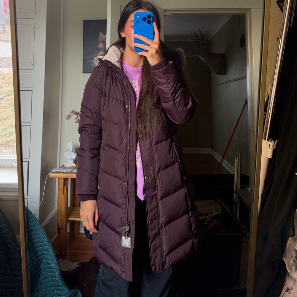 Ralph Lauren Deep Purple Puffer Coat